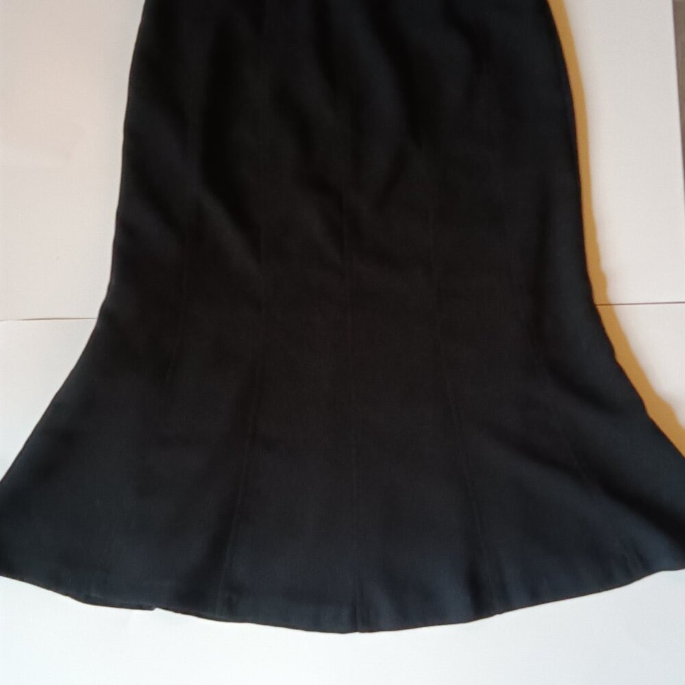 DICCI size 8 black long dress skirt